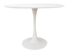 TAVOLO ROTONDO FISSO DIAM. 100 BIANCO OPACO: vendita online TAVOLO ROTONDO FISSO DIAM. 100 BIANCO OPACO in offerta