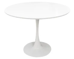 TAVOLO ROTONDO FISSO DIAM. 100 BIANCO OPACO: vendita online TAVOLO ROTONDO FISSO DIAM. 100 BIANCO OPACO in offerta
