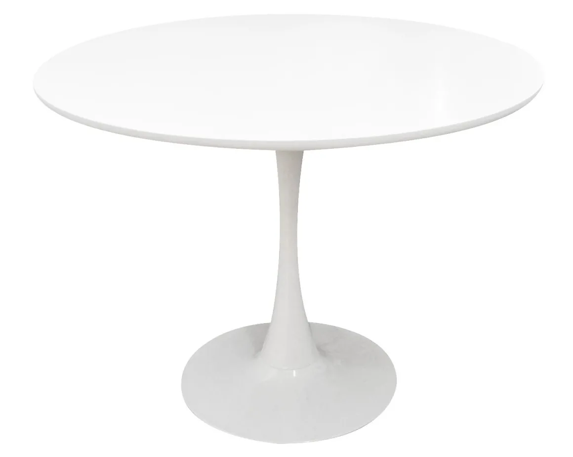 TAVOLO ROTONDO FISSO DIAM. 100 BIANCO OPACO: vendita online TAVOLO ROTONDO FISSO DIAM. 100 BIANCO OPACO in offerta