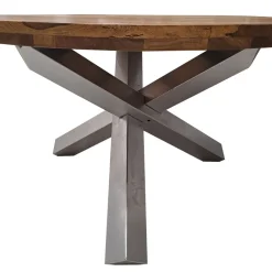 TAVOLO TONDO DIAM. 130 LEGNO E METALLO: vendita online TAVOLO TONDO DIAM. 130 LEGNO E METALLO in offerta