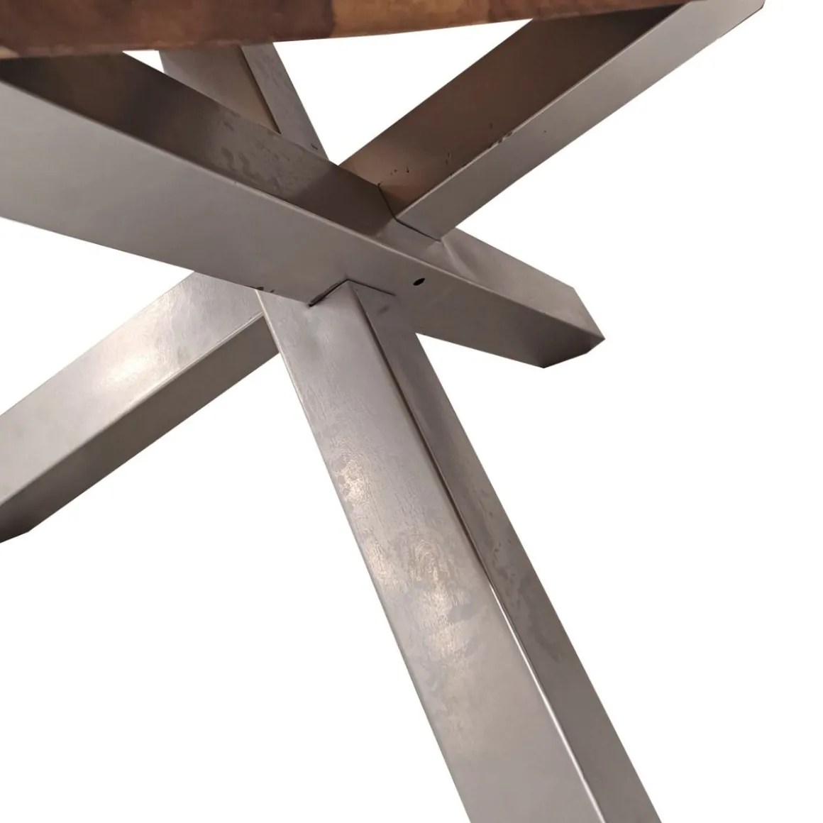 TAVOLO TONDO DIAM. 130 LEGNO E METALLO: vendita online TAVOLO TONDO DIAM. 130 LEGNO E METALLO in offerta