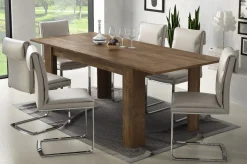 TAVOLO ULRICH III ALL. 140X88 NOCE EASTWOOD: vendita online TAVOLO ULRICH III ALL. 140X88 NOCE EASTWOOD in offerta