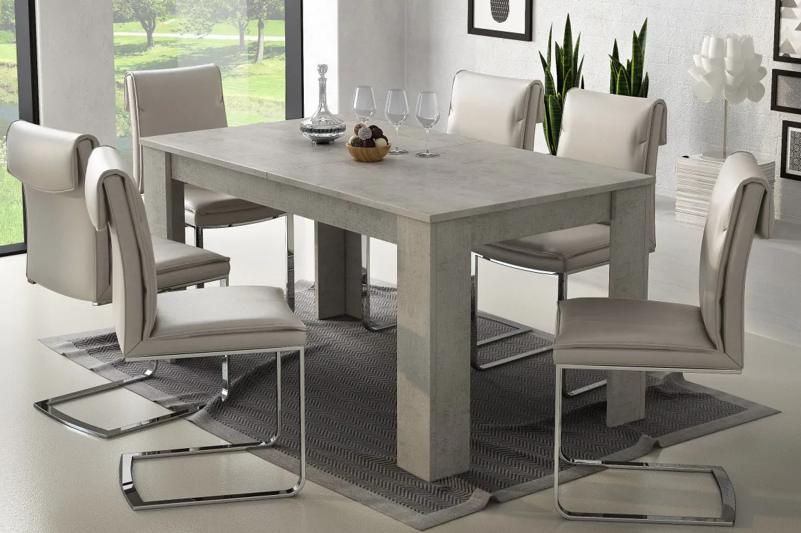 TAVOLO ULRICH IV ALL. 160X88 LIGHT BETON: vendita online TAVOLO ULRICH IV ALL. 160X88 LIGHT BETON in offerta