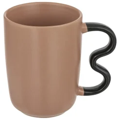 TAZZA MUG WAVY BLISS 350ML IN CERAMICA 11,5X8CM H 10,5CM BICOLORE ASS.
