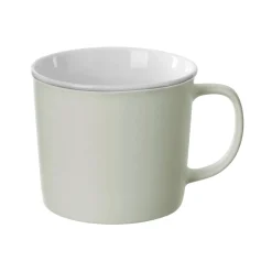 TAZZA CON MANICO IN PORCELLANA LINEA NATURE 38CL GRIGIO CHIARO