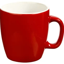 TAZZA CON MANICO IN TERRACOTTA LINEA COLORAMA 18CL ROSSA