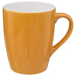 TAZZA CON MANICO IN TERRACOTTA LINEA COLORAMA 38CL GIALLA