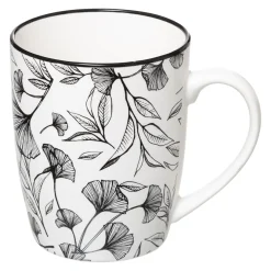 TAZZA FLOREALE CON MANICO IN PORCELLANA 34CL ASSORTITO