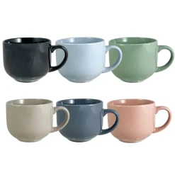 TAZZA JUMBO IN CERAMICA ASSORTITO 450ML