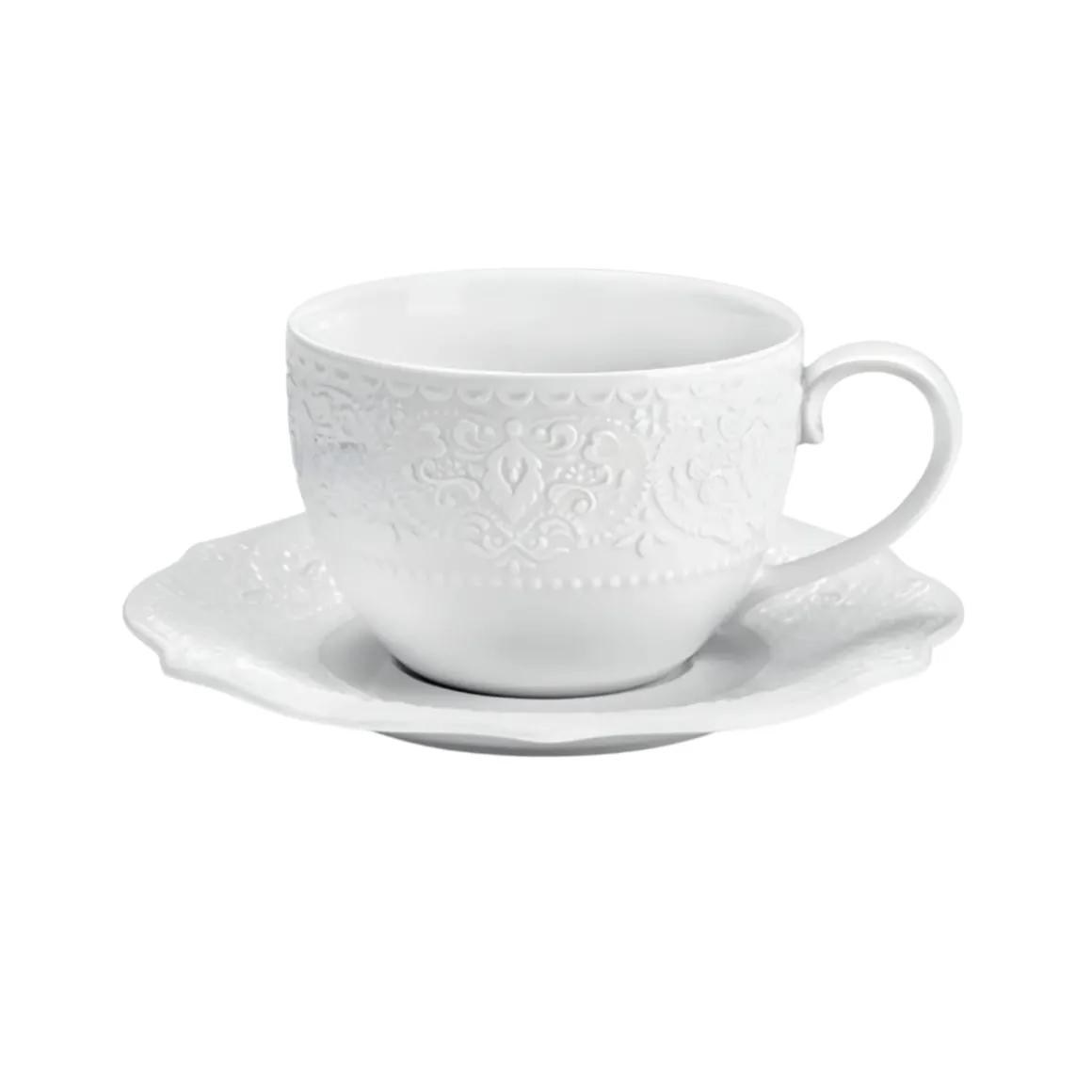 TAZZINA DA CAFFE' CON PIATTINO LINEA ALICE 100ML