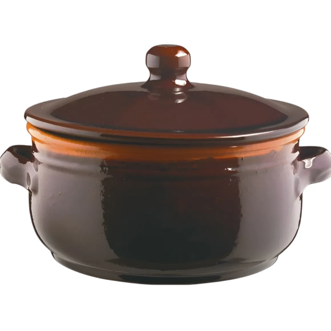 Tegame Bruna cm 17: Tegame per cucinare tipo terracotta