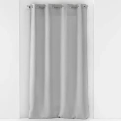 TENDA CON OCCHIELLI VELO TESSUTO SOANE 140X280CM GRIGIO: vendita online TENDA CON OCCHIELLI VELO TESSUTO SOANE 140X280CM GRIGIO in offerta