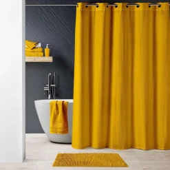 TENDA DA DOCCIA DOTTY CON OCCHIELLI A CLIP CM 180X200 OCRA