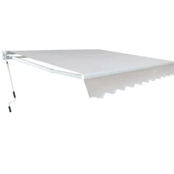 Tenda con estensione manuale: tenda da sole per esterni in ecru