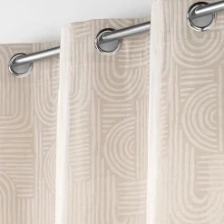 TENDA CON OCCHIELLI IN POLICOTONE STAMPATO PANDORE BIANCO 140X280CM: vendita online TENDA CON OCCHIELLI IN POLICOTONE STAMPATO PANDORE BIANCO 140X280CM in offerta