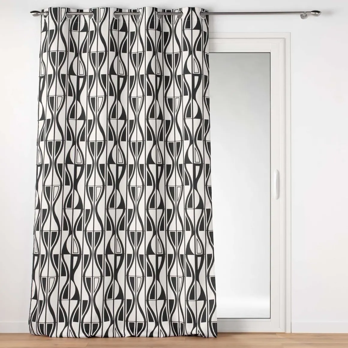 TENDA CON OCCHIELLI IN POLIESTERE STAMPATO IKARIS 140X280CM: vendita online TENDA CON OCCHIELLI IN POLIESTERE STAMPATO IKARIS 140X280CM in offerta