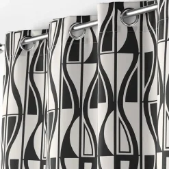 TENDA CON OCCHIELLI IN POLIESTERE STAMPATO IKARIS 140X280CM: vendita online TENDA CON OCCHIELLI IN POLIESTERE STAMPATO IKARIS 140X280CM in offerta