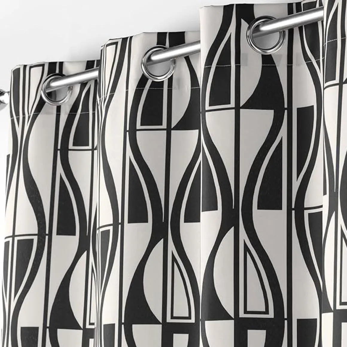 TENDA CON OCCHIELLI IN POLIESTERE STAMPATO IKARIS 140X280CM: vendita online TENDA CON OCCHIELLI IN POLIESTERE STAMPATO IKARIS 140X280CM in offerta