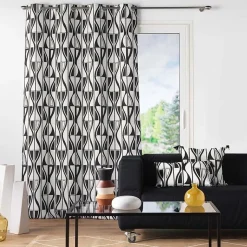 TENDA CON OCCHIELLI IN POLIESTERE STAMPATO IKARIS 140X280CM: vendita online TENDA CON OCCHIELLI IN POLIESTERE STAMPATO IKARIS 140X280CM in offerta