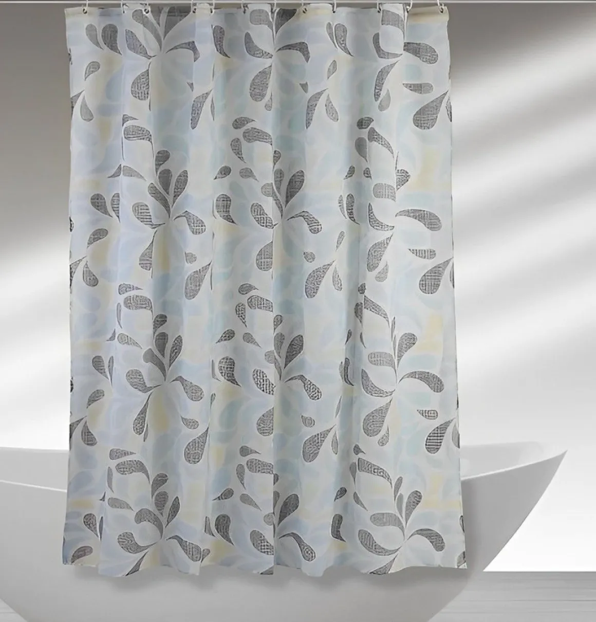 TENDA DA DOCCIA IN PEVA CM 200X240 PETALI MULTICOLORE
