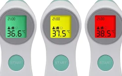 TERMOMETRO MULTIFUNZIONE AD INFRAROSSI 4.1X4.4X15.3CM BIANCO/VERDE