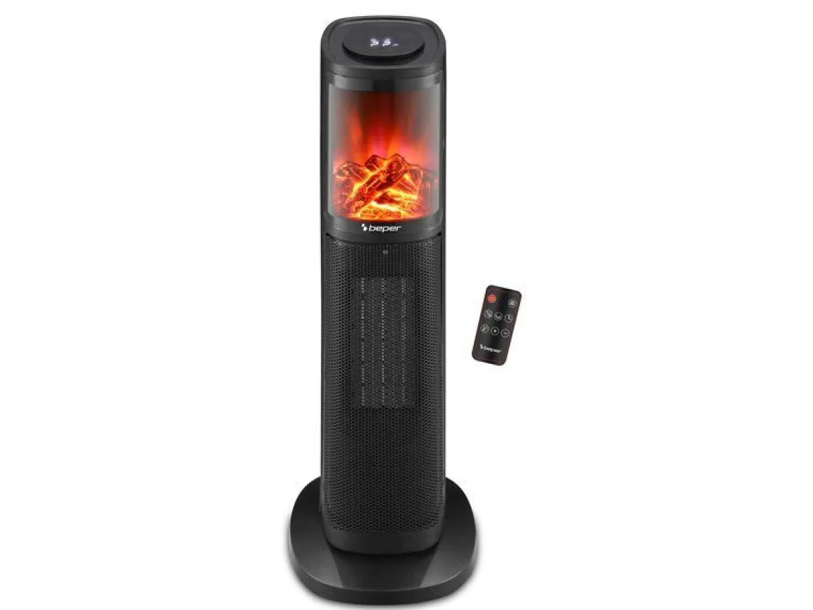 TERMOVENTILATORE CERAMICO A COLONNA - FIAMMA LED