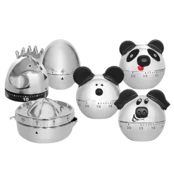 TIMER DA CUCINA MECCANICO CROMATO SPREMIAGRUMI ASSORTITO