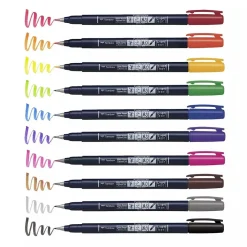TOMBOW - ASTUCCIO 10 PENNARELLI FUDENOSUKE HARD ASSORTITI: vendita online TOMBOW - ASTUCCIO 10 PENNARELLI FUDENOSUKE HARD ASSORTITI in offerta