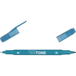 TOMBOW - PENNARELLO MARKER TWIN TONE BLU TURCHESE: vendita online TOMBOW - PENNARELLO MARKER TWIN TONE BLU TURCHESE in offerta