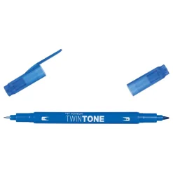 TOMBOW - PENNARELLO MARKER TWIN TONE BLU: vendita online TOMBOW - PENNARELLO MARKER TWIN TONE BLU in offerta
