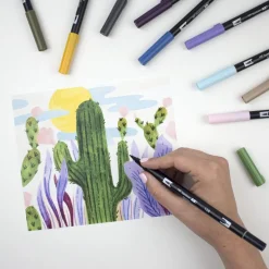 TOMBOW ABT - PENNARELLO DUAL BRUSH WILLOW GREEN: vendita online TOMBOW ABT - PENNARELLO DUAL BRUSH WILLOW GREEN in offerta
