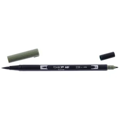 TOMBOW ABT - PENNARELLO DUAL BRUSH GREY GREEN: vendita online TOMBOW ABT - PENNARELLO DUAL BRUSH GREY GREEN in offerta