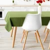 TOVAGLIA CHOU 14 PERSONE 140X320CM TINTA UNITA VERDE 100% COTONE: vendita online TOVAGLIA CHOU 14 PERSONE 140X320CM TINTA UNITA VERDE 100% COTONE in offerta