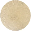 TOVAGLIETTA ROTONDA IN PVC DIAM. CM 41 BEIGE : vendita online TOVAGLIETTA ROTONDA IN PVC DIAM. CM 41 BEIGE in offerta
