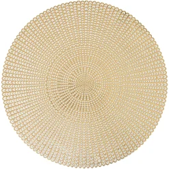 TOVAGLIETTA ROTONDA IN PVC DIAM. CM 41 BEIGE : vendita online TOVAGLIETTA ROTONDA IN PVC DIAM. CM 41 BEIGE in offerta
