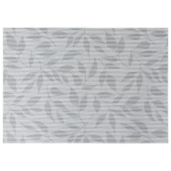 TOVAGLIETTA ALICE IN PVC 50X35CM BIANCA CON DECORO FOGLIE: vendita online TOVAGLIETTA ALICE IN PVC 50X35CM BIANCA CON DECORO FOGLIE in offerta