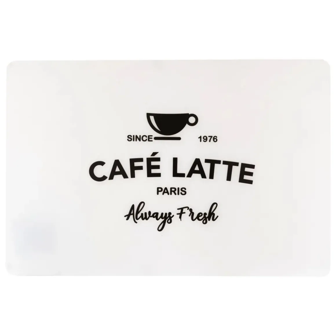 TOVAGLIETTA BISTROT IN PVC 45X30 CM BIANCA CON SCRITTA NERA: vendita online TOVAGLIETTA BISTROT IN PVC 45X30 CM BIANCA CON SCRITTA NERA in offerta
