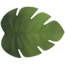 TOVAGLIETTA FOGLIA IN POLIRESINA 47X38 CM VERDE : vendita online TOVAGLIETTA FOGLIA IN POLIRESINA 47X38 CM VERDE in offerta