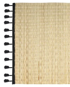 TOVAGLIETTA IN BAMBOO CM 45X30 NATURALE E NERO : vendita online TOVAGLIETTA IN BAMBOO CM 45X30 NATURALE E NERO in offerta