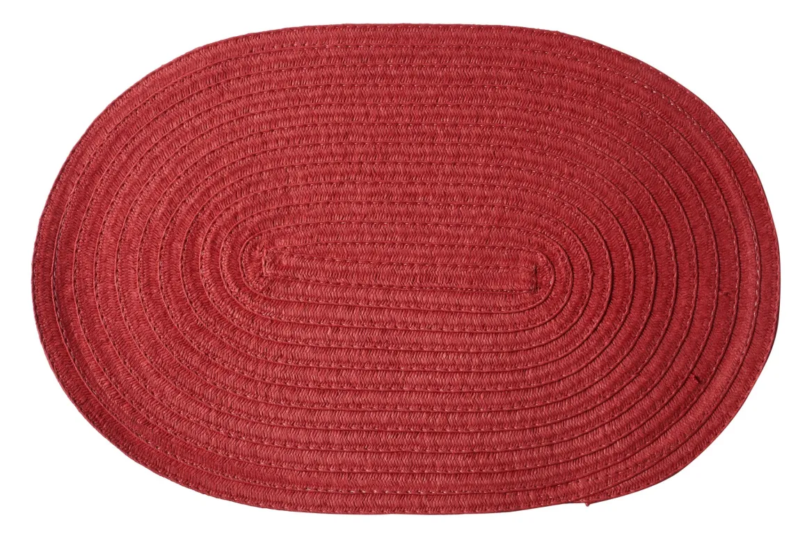 TOVAGLIETTA OVALE CM 45X30 ROSSA: vendita online TOVAGLIETTA OVALE CM 45X30 ROSSA in offerta