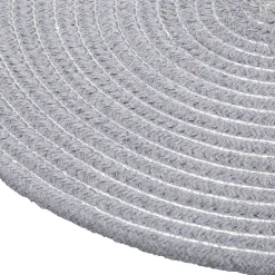 TOVAGLIETTA ROTONDA SHINY DIAM. CM 35 GRIGIO CHIARO: vendita online TOVAGLIETTA ROTONDA SHINY DIAM. CM 35 GRIGIO CHIARO in offerta