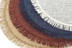 TOVAGLIETTE ROTONDE IN FIBRA INTRECCIATA DIAM. CM 37 ASSORTITO: vendita online TOVAGLIETTE ROTONDE IN FIBRA INTRECCIATA DIAM. CM 37 ASSORTITO in offerta