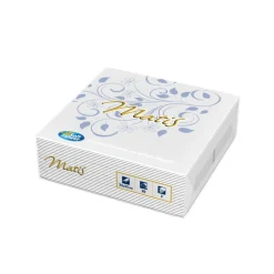 TOVAGLIOLI 2V 33X33 30PZ MATIS BIANCO DECORATO: vendita online TOVAGLIOLI 2V 33X33 30PZ MATIS BIANCO DECORATO in offerta