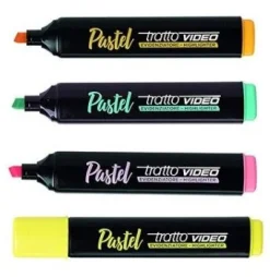 TRATTO - SET 2 EVIDENZIATORI TRATTO VIDEO PASTEL: vendita online TRATTO - SET 2 EVIDENZIATORI TRATTO VIDEO PASTEL in offerta