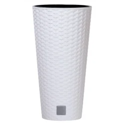 Vaso per piante e fiori: modello rato tobus bianco