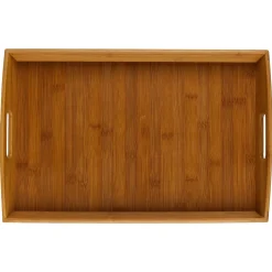 VASSOIO IN MDF E BAMBU' 44.5X29 H 5.5CM