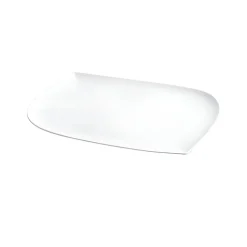 VASSOIO IN PORCELLANA LINEA CARLOTTA/RAMADA 40X23CM BIANCO