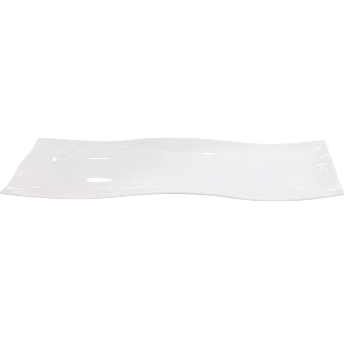 VASSOIO IN PORCELLANA LINEA HELTON 33X11.5CM BIANCO