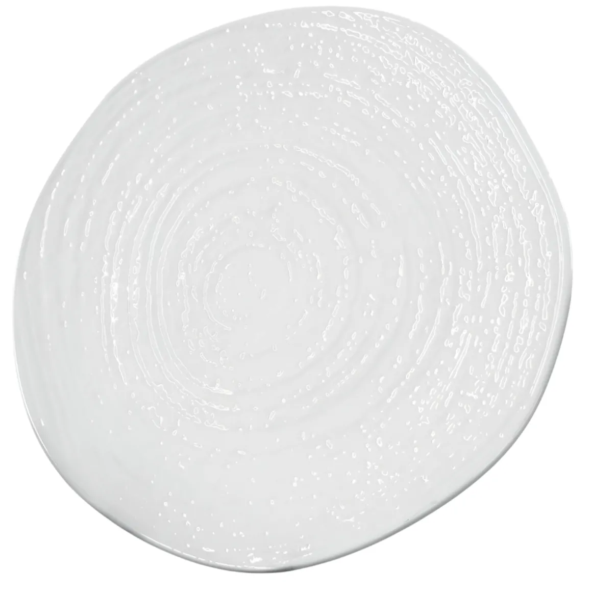 VASSOIO PRESENTAZIONE PORCELLANA LINEA WALL DIAM. 28CM BIANCO