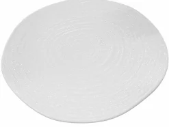 VASSOIO PRESENTAZIONE PORCELLANA LINEA WALL DIAM. 20.5CM BIANCO